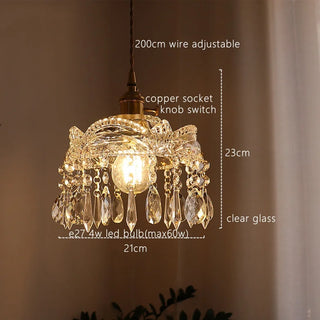 Celako™ Lucore Pendant Light | Glass Copper Kitchen Island Lighting