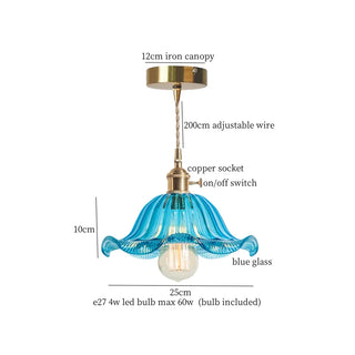 Celako™ Cupralune Pendant Light | Glass Stone Kitchen Island Lighting