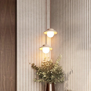 Celako™ Pietrala Pendant Light | Yellow Travertine Bedroom Lighting