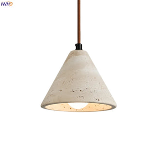 Celako™ Heliolith Pendant Light | Yellow Travertine Kitchen Island Lighting