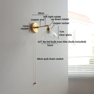 Celako™ Fioren Wall Light | Glass Living Room Lighting