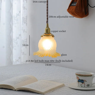 Celako™ Satinato Pendant Light | Frosted Glass Bedroom Lighting