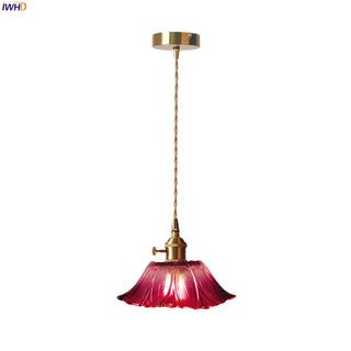 Celako™ Amarath Pendant Light | Purple Glass Kitchen Island Lighting