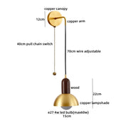 Pull chain switch