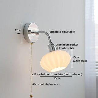 Celako™ Lunara Wall Light | Glass Entryway Lighting