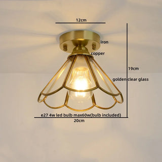 Celako™ Cuvena Pendant Light | Copper Glass Kitchen Island Lighting