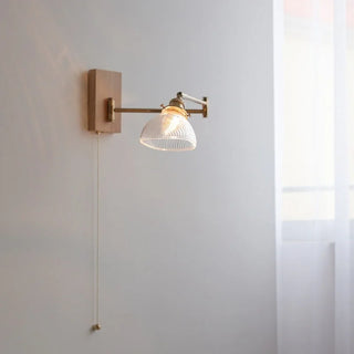 Celako™ Oscilla Wall Light | Copper Glass Bedroom Lighting