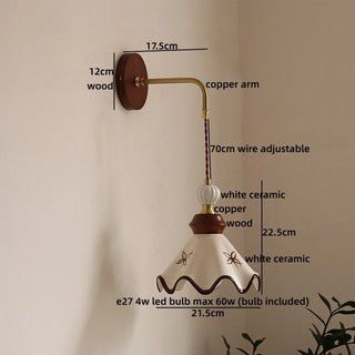 Celako™ Cerano Wall Light | Copper Vintage Style