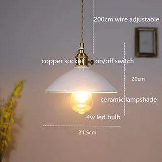 Celako™ Arcila Pendant Light | Ceramic Dining Room Lighting