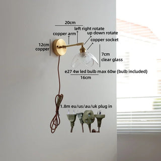 Celako™ Fioren Wall Light | Glass Living Room Lighting