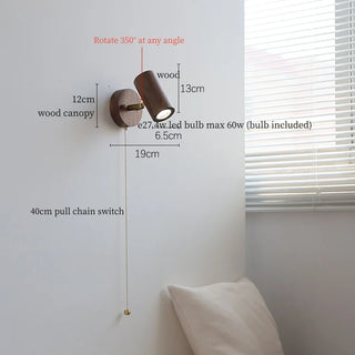 Celako™ Auligna Wall Light | Wood Modern Minimalism Living Room Lighting