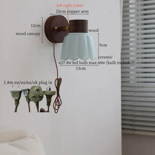 Celako™ Kawara Wall Light | Ceramic Japan Wabi Sabi