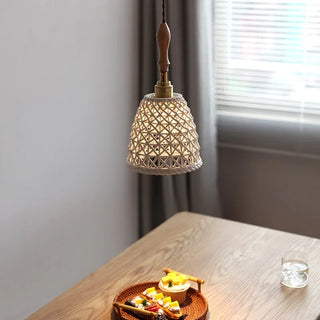 Celako™ Shinogi Pendant Light | Ceramic Living Room Lighting