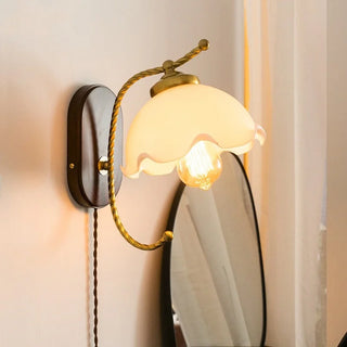 Celako™ Lunova Wall Light | Glass Bedroom Lighting