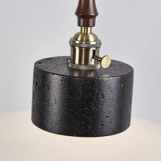 Celako™ Umbralux Pendant Light | Black Travertine Dining Room Lighting