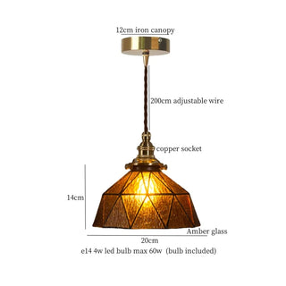 Celako™ Vitreluna Pendant Light | Glass Korean