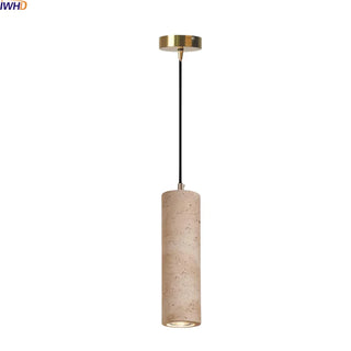 Celako™ Aurete Pendant Light | Travertine Dining Room Lighting
