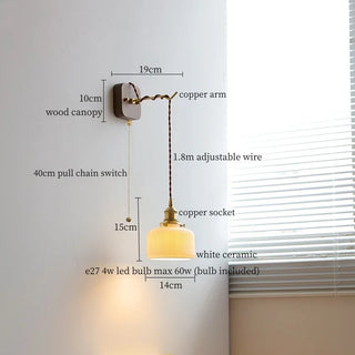 Celako™ Kaolune Wall Light | Copper Nordic Modern Bedroom Lighting