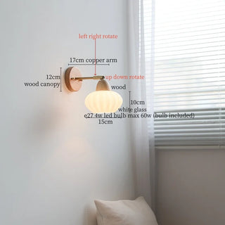 Celako™ Lunashi Wall Light | Glass Japan Wabi Sabi