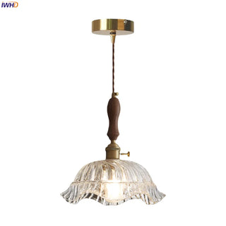Celako™ Auravitro Pendant Light | Clear Glass Stone Kitchen Island Lighting