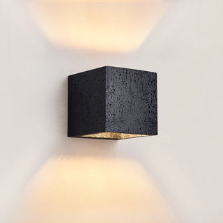 Celako™ Travinoir Wall Light | Black Travertine Living Room Lighting