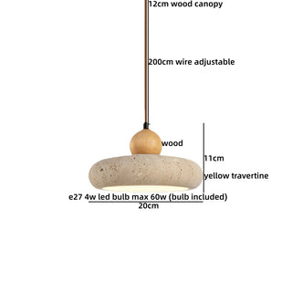 Celako™ Tavaro Pendant Light | Cement Japan Style Wabi Sabi Kitchen Island Lighting