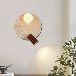 Celako™ Clario Wall Light | Travertine Hallway Lighting
