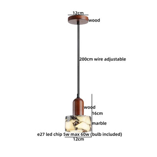 Celako™ Marmero Pendant Light | Marble Kitchen Island Lighting