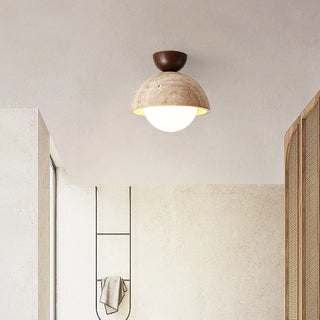 Celako™ Tibrelle Ceiling Light | Yellow Travertine Living Room Lighting