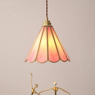 Celako™ Roseate Pendant Light | Glass Bedroom Lighting