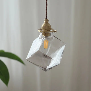 Celako™ Quadrella Pendant Light | Glass Bedroom Lighting