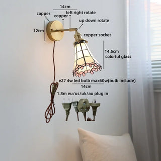 Celako™ Amara Wall Light | Glass Entryway Lighting