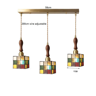 Celako™ Tessera Pendant Light | Glass Dining Room Lighting