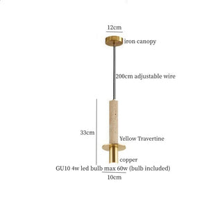 Celako™ Auremar Pendant Light | Marble Bedroom Lighting