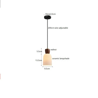 Celako™ Ashira Pendant Light | Ceramic Bedroom Lighting