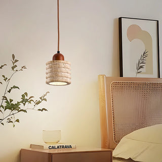 Celako™ Terrena Pendant Light | Yellow Travertine Kitchen Island Lighting