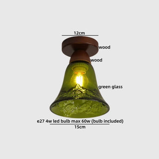 Celako™ Kiyori Ceiling Light | Clear Glass Japan Style