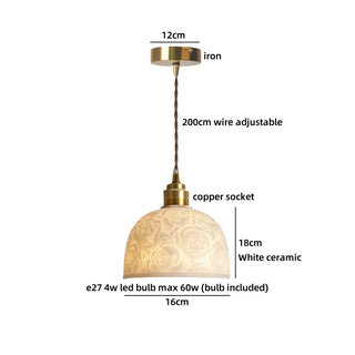 Celako™ Kerano Pendant Light | Ceramic Dining Room Lighting