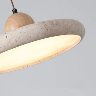 Celako™ Lapisol Pendant Light | Yellow Travertine Bedroom Lighting