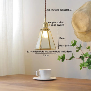 Celako™ Vitralo Pendant Light | Glass Bedroom Lighting
