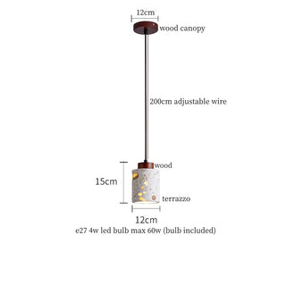 Celako™ Breccia Pendant Light | Terrazzo Dining Room Lighting