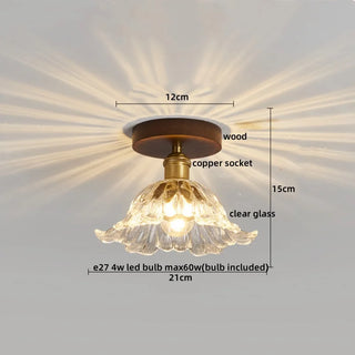 Celako™ Auriel Ceiling Light | Glass Dining Room Lighting
