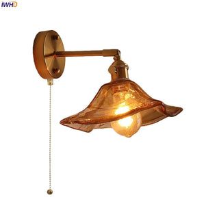 Celako™ Aurelis Wall Light | Copper Glass Living Room Lighting