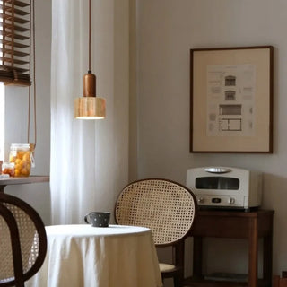 Celako™ Solterro Pendant Light | Yellow Travertine Japan Style