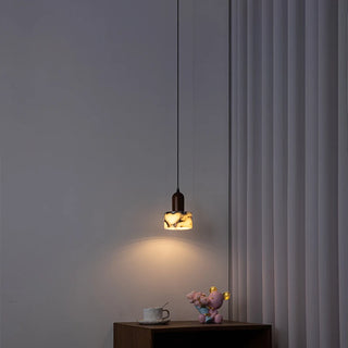 Celako™ Onyra Pendant Light | Stone Dining Room Lighting