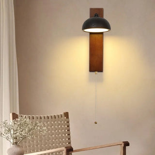 Celako™ Neropetra Wall Light | Black Travertine Bedroom Lighting