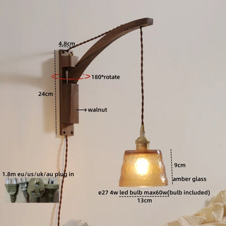 Celako™ Dualis Wall Light | Copper Bedroom Lighting
