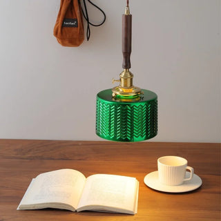 Celako™ Glimra Pendant Light | Green Glass Bedroom Lighting