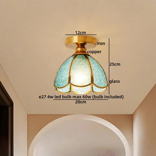 Celako™ Kiyora Ceiling Light | Glass Vintage Lighting