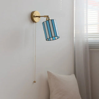 Celako™ Aurelin Wall Light | Stained Glass Bedside Lighting